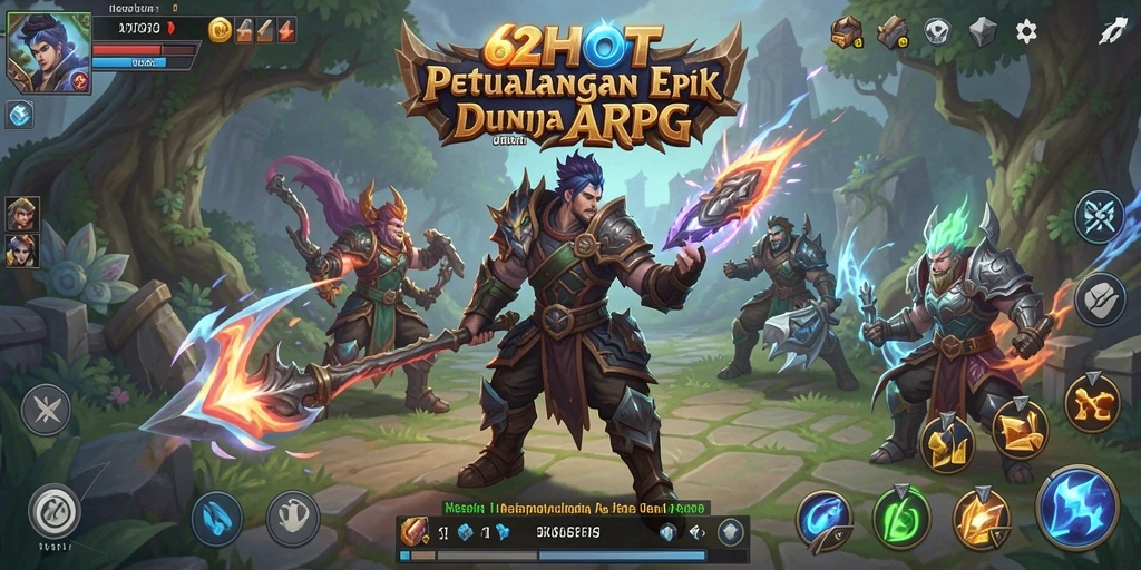 Tampilan epik dari gameplay ARPG yang mendebarkan.