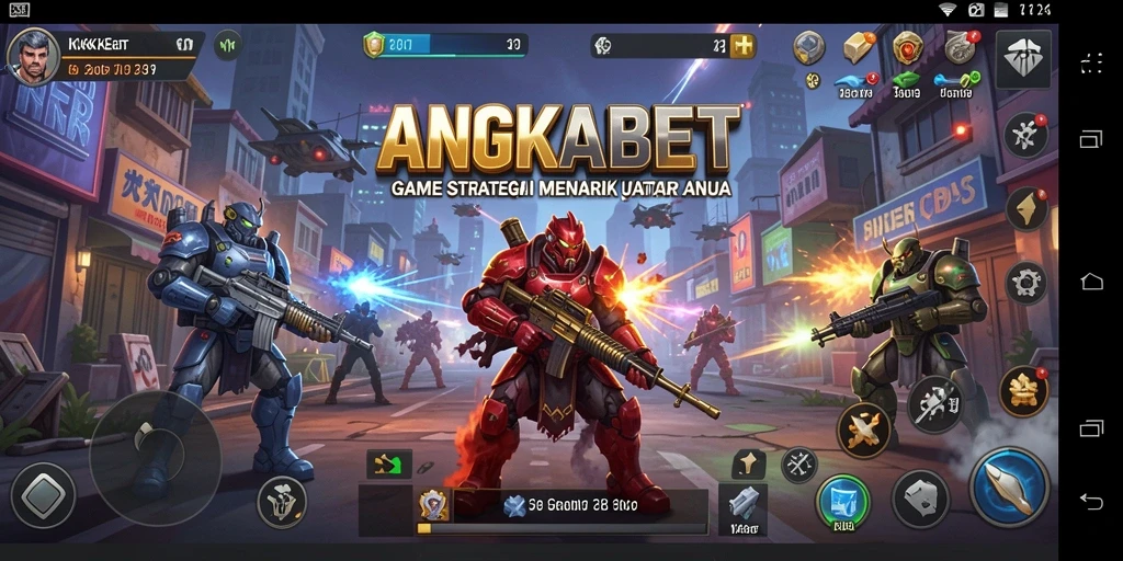 Tampilan gameplay menarik dari <strong>ANGKABET</strong> yang menunjukkan aksi strategi.