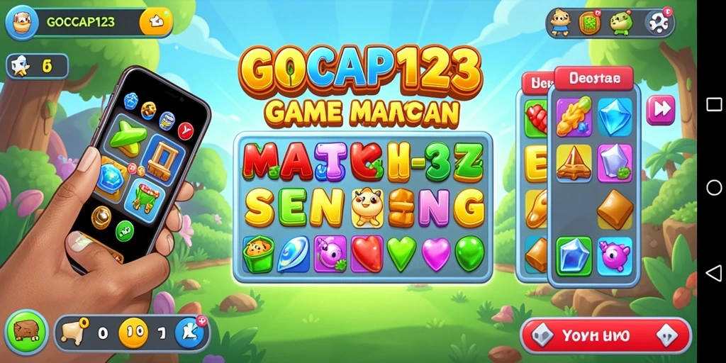 Tampilan gameplay seru yang menantang di GOCAP123.