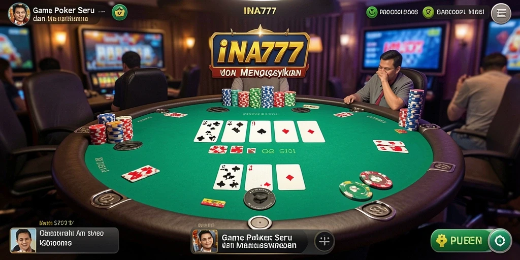 Gameplay seru dan interaktif dalam aplikasi Poker INA777.