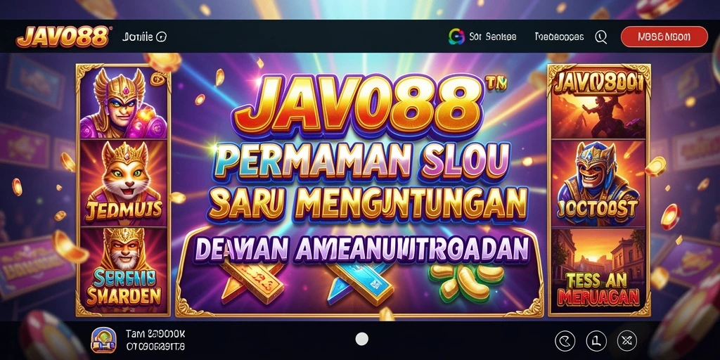 Tampilan gameplay yang menarik dari permainan Slot JAVO88.