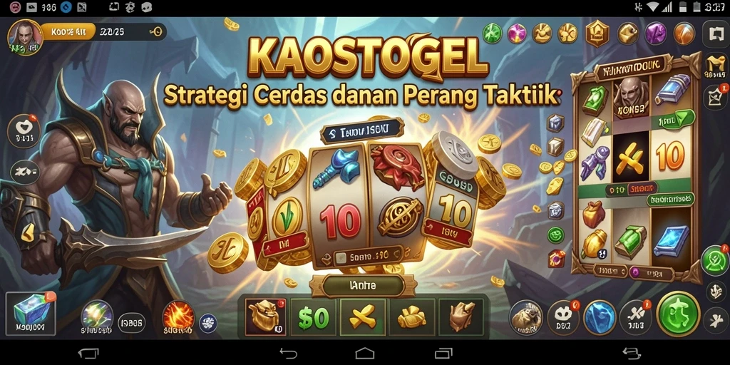 Tampilan aksi pertempuran strategis yang mendebarkan dalam KAOSTOGEL.