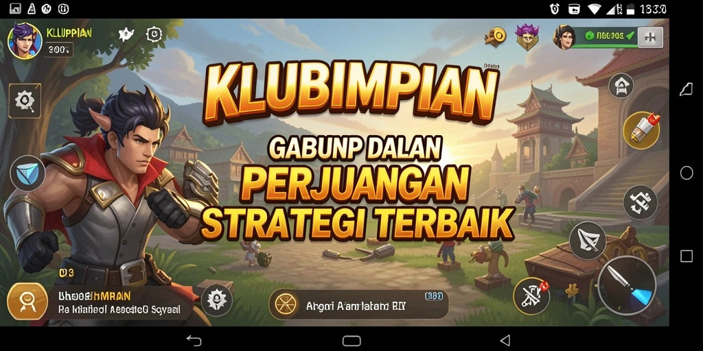 Tampilan gameplay seru KLUBIMPIAN dengan strategi yang mendebarkan.