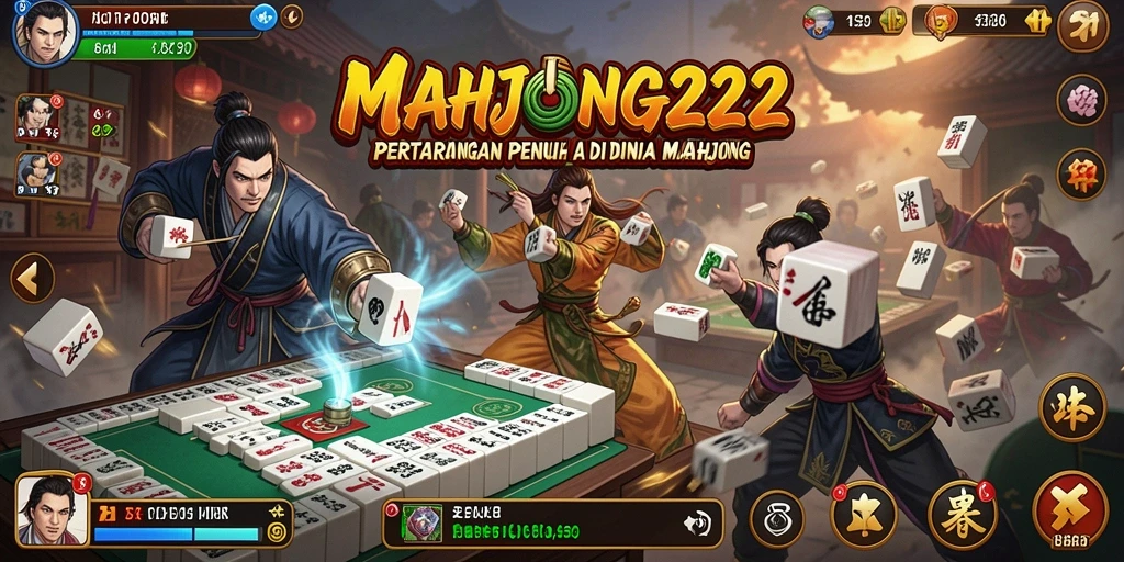Tampak gameplay seru dalam MAHJONG222 dengan aksi yang mendebarkan.