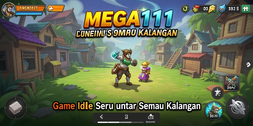 Screenshot gameplay MEGA111 yang menarik dan interaktif.
