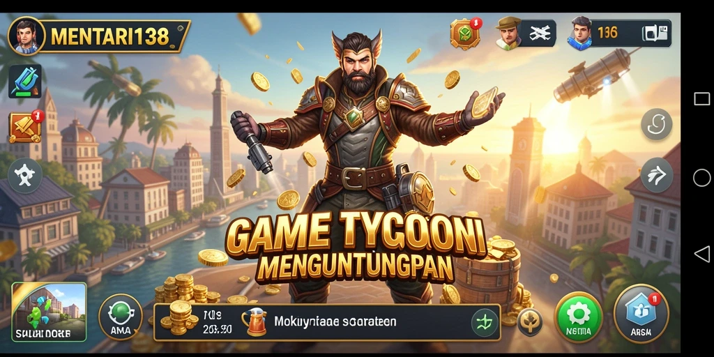 Tampilan gameplay MENTARI138 dengan berbagai strategi Tycoon.