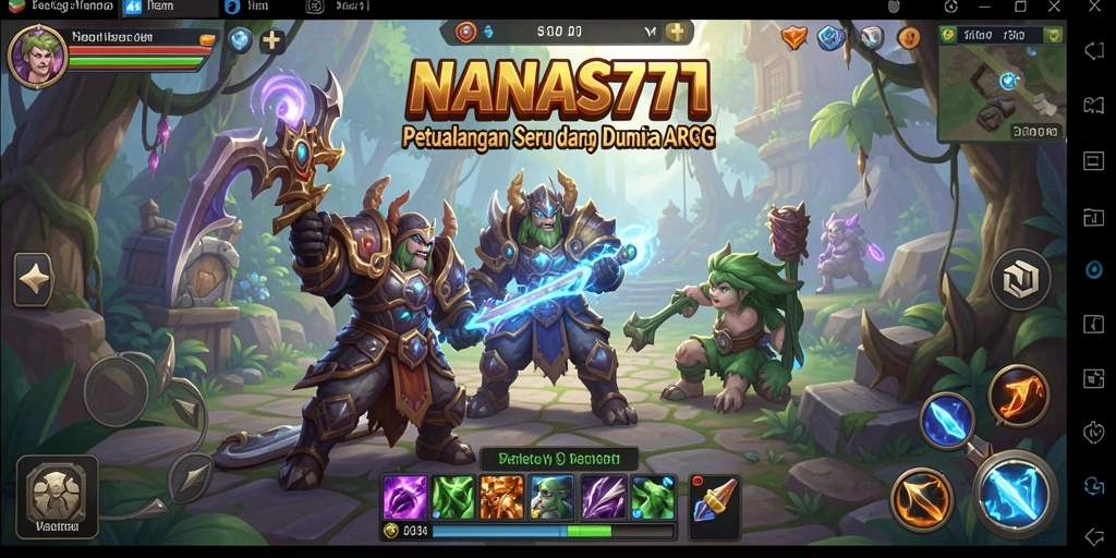 Tampilan gameplay seru dalam <strong>NANAS777</strong> dengan aksi ARPG yang mendebarkan.