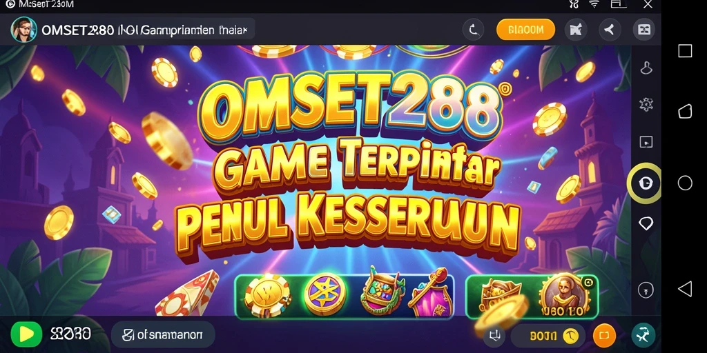 Tampilan menarik saat bermain game Slot di OMSET288.