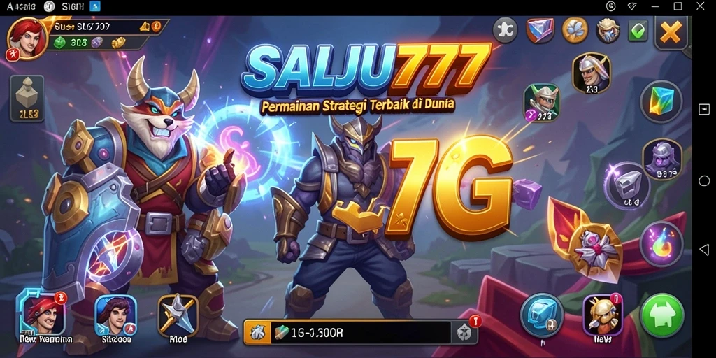 Tampilan gameplay SALJU777 yang penuh strategi dan tantangan.