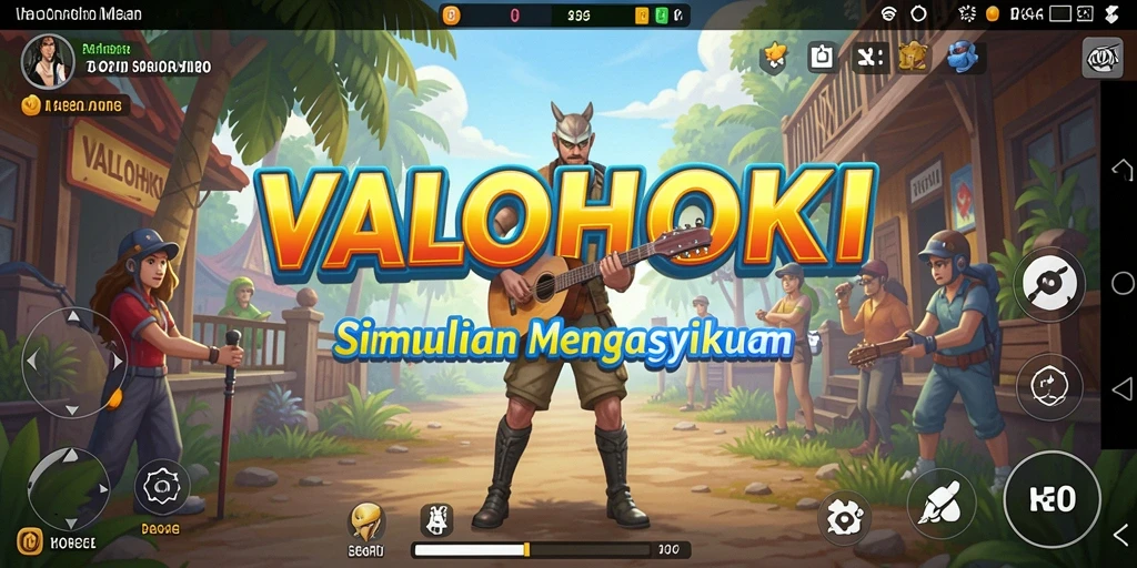 Tampilan screenshot VALOHOKI yang menampilkan pengalaman bermain simulasi.